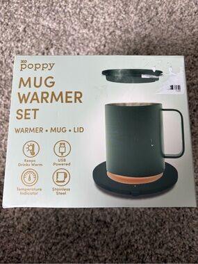 Poppy Mug Warmer Set